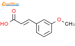 反式-3-甲氧基肉桂酸结构式图片|17570-26-2结构式图片