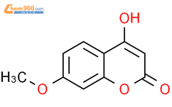 4-羟基-7-甲氧基香豆酯结构式图片|17575-15-4结构式图片