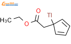 Thallium, [1-(2-ethoxy-2-oxoethyl)-2,4-cyclopentadien-1-yl]-结构式图片|175875-88-4结构式图片