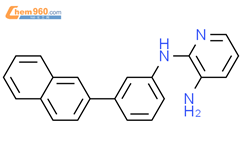 2,3-Pyridinediamine, N2-[3-(2-naphthalenyl)phenyl]-结构式图片|176032-53-4结构式图片