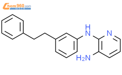 2,3-Pyridinediamine, N2-[3-(2-phenylethyl)phenyl]-结构式图片|176033-86-6结构式图片