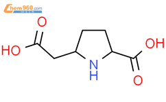(9ci-5-羧基-2-吡咯烷乙酸结构式图片|176036-37-6结构式图片