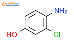 4-氨基-3-氯苯酚结构式图片|17609-80-2结构式图片