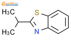 2-(2-丙基)-1,3-苯并噻唑结构式图片|17626-86-7结构式图片
