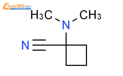(9ci)-1-(二甲基氨基)-环丁烷甲腈结构式图片|176445-74-2结构式图片