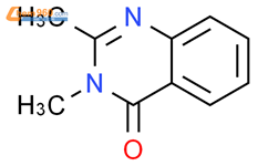 2,3-二甲基-3H-喹唑啉-4-酮结构式图片|1769-25-1结构式图片