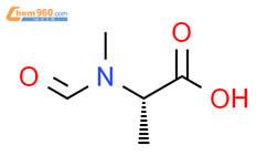 (9ci)-n-甲酰基-n-甲基-L-丙氨酸结构式图片|177609-04-0结构式图片