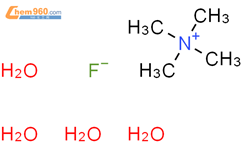 四甲基氟化铵四水合物结构式图片|17787-40-5结构式图片