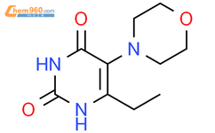 2,4(1H,3H)-Pyrimidinedione, 6-ethyl-5-(4-morpholinyl)-结构式图片|177941-50-3结构式图片
