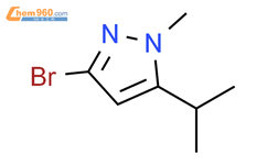 3-bromo-5-isopropyl-1-methyl-pyrazole结构式图片|1779857-28-1结构式图片