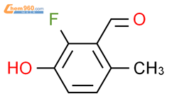2-氟-3-羟基-6-甲基苯甲醛结构式图片|1781322-12-0结构式图片