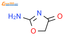 2-氨基-4(5H)-恶唑酮结构式图片|17816-85-2结构式图片