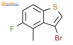 3-溴-5-氟-4-甲基苯并[b]噻吩结构式图片|1781825-71-5结构式图片