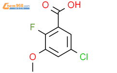 5-Chloro-2-fluoro-3-methoxybenzoic acid结构式图片|1782566-59-9结构式图片