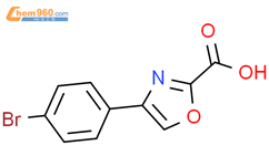 4-(4-溴-苯基)-恶唑-2-羧酸结构式图片|1785602-08-5结构式图片