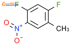 1,5-二氟-2-甲基-4-硝基苯结构式图片|179011-38-2结构式图片