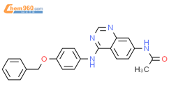 Acetamide, N-[4-[[4-(phenylmethoxy)phenyl]amino]-7-quinazolinyl]-结构式图片|179247-13-3结构式图片