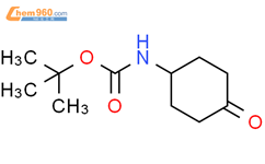 4-(BOC-氨基)环己酮结构式图片|179321-49-4结构式图片