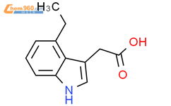 (9ci)-4-乙基-1H-吲哚-3-乙酸结构式图片|179343-63-6结构式图片