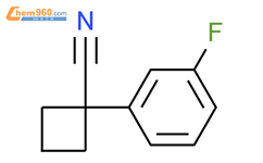 1-(3-氟苯基)环丁烷甲腈结构式图片|179411-83-7结构式图片