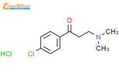 1-(4-氯苯基)-3-二甲胺基-1-丙酮盐酸盐结构式图片|1798-83-0结构式图片