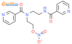 2-[(Pyridin-3-ylcarbonyl)-2-[(pyridin-3-ylcarbonyl)ethyl]amino]ethyl Nitrate结构式图片|1798026-96-6结构式图片