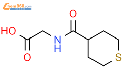 2-[(thian-4-yl)formamido]acetic acid结构式图片|1798551-96-8结构式图片