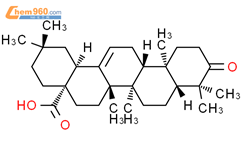 齐墩果酮酸结构式图片|17990-42-0结构式图片