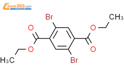 Diethyl 2,5-Dibromoterephthalate  2,5-二溴对苯二甲酸二乙酯结构式图片|18013-97-3结构式图片