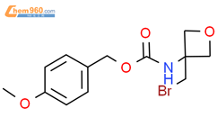 4-甲氧基苄基(3-(溴甲基)乙氧基-3-基)氨基甲酸酯结构式图片|1802048-90-3结构式图片