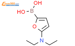 5-(二乙基氨基醇)呋喃-2-硼酸结构式图片|1803175-51-0结构式图片