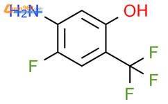 5-氨基-4-氟-2-(三氟甲基)苯酚结构式图片|1803851-46-8结构式图片