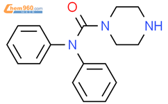 哌嗪-1-羧酸二苯基酰胺