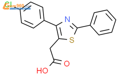 芬噻唑酸结构式图片|18046-21-4结构式图片