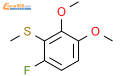 (6-Fluoro-2,3-dimethoxyphenyl)(methyl)sulfane结构式图片|1805064-34-9结构式图片