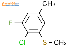(2-氯-3-氟-5-甲基苯基)(甲基)硫烷结构式图片|1805114-95-7结构式图片