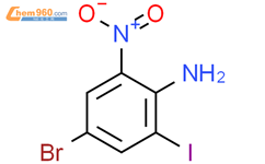 4-溴-2-碘-6-硝基苯胺结构式图片|180624-08-2结构式图片