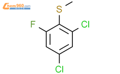 (2,4-Dichloro-6-fluorophenyl)(methyl)sulfane结构式图片|1806277-16-6结构式图片