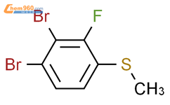 1,2-二溴-3-氟-4-(甲硫基)苯结构式图片|1806346-45-1结构式图片