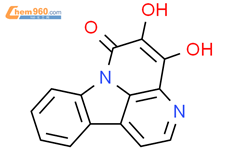 6H吲哚并[3,2,1-de][1,5]萘啶-6-酮，4,5-二羟基-结构式图片|18110-89-9结构式图片