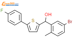 2-噻吩甲醇，α-5.2--甲基苯基-5.4--氟苯基结构式图片|1818268-44-8结构式图片