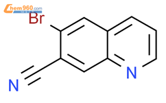 6-bromo-7-cyanoquinoline结构式图片|1820674-85-8结构式图片