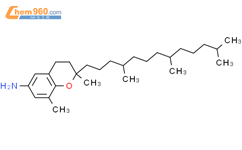 2H-1-Benzopyran-6-amine,3,4-dihydro-2,8-dimethyl-2-(4,8,12-trimethyltridecyl)-结构式图片|18230-02-9结构式图片
