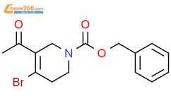 3-乙酰基-4-溴-5,6-二氢吡啶-1（2H）-羧酸苄酯结构式图片|1823268-14-9结构式图片