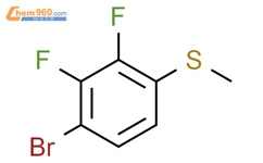(4-Bromo-2,3-difluorophenyl)(methyl)sulfane结构式图片|1823588-11-9结构式图片