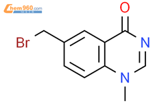 6-（溴甲基）-1-甲基喹唑啉-4（1H）-酮结构式图片|1823729-44-7结构式图片