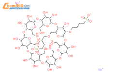 磺丁基-β-环糊精钠结构式图片|182410-00-0结构式图片
