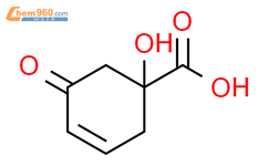 1-羟基-5-氧基-3-环己烯-1-羧酸结构式图片|1824135-46-7结构式图片