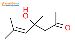 4-羟基-4,6-二甲基-5-庚烯-2-酮，结构式图片|1824392-22-4结构式图片