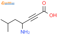 2-Heptynoic acid, 4-amino-6-methyl-结构式图片|1824535-03-6结构式图片